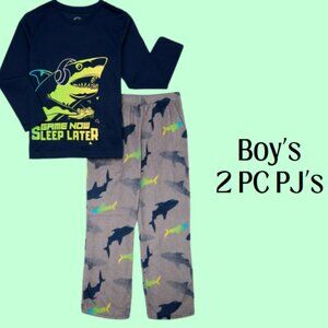 Boys Shark 2pc PJ's NWT
